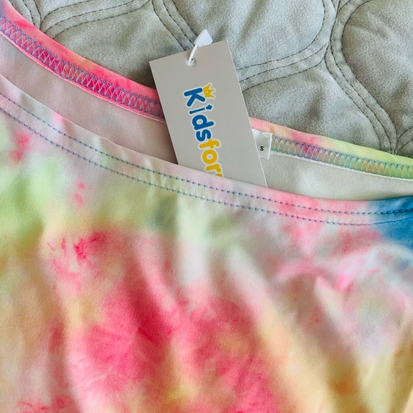 TIE DYE - NWT Off Shoulder Maxi Dress - Picture 8 of 12